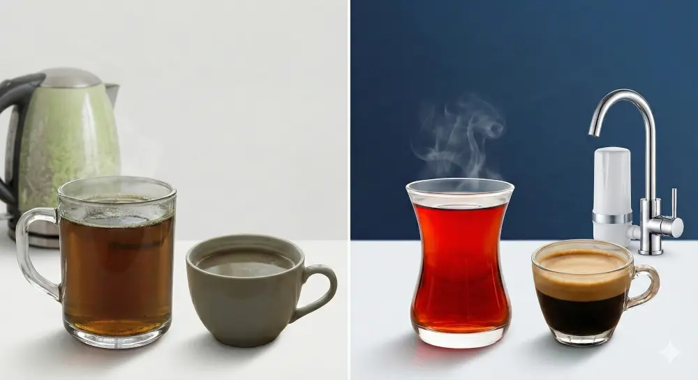 Kahve ve Çay Tutkunları Buraya: Lezzetin Sırrı Çekirdekte Değil, Suyunuzda!
