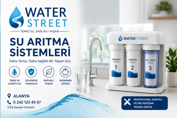 Su Arıtma Filtresi Alanya | Water Street Su Arıtma Sistemleri